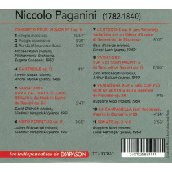 Paganini : Concerto pour violon n°1.