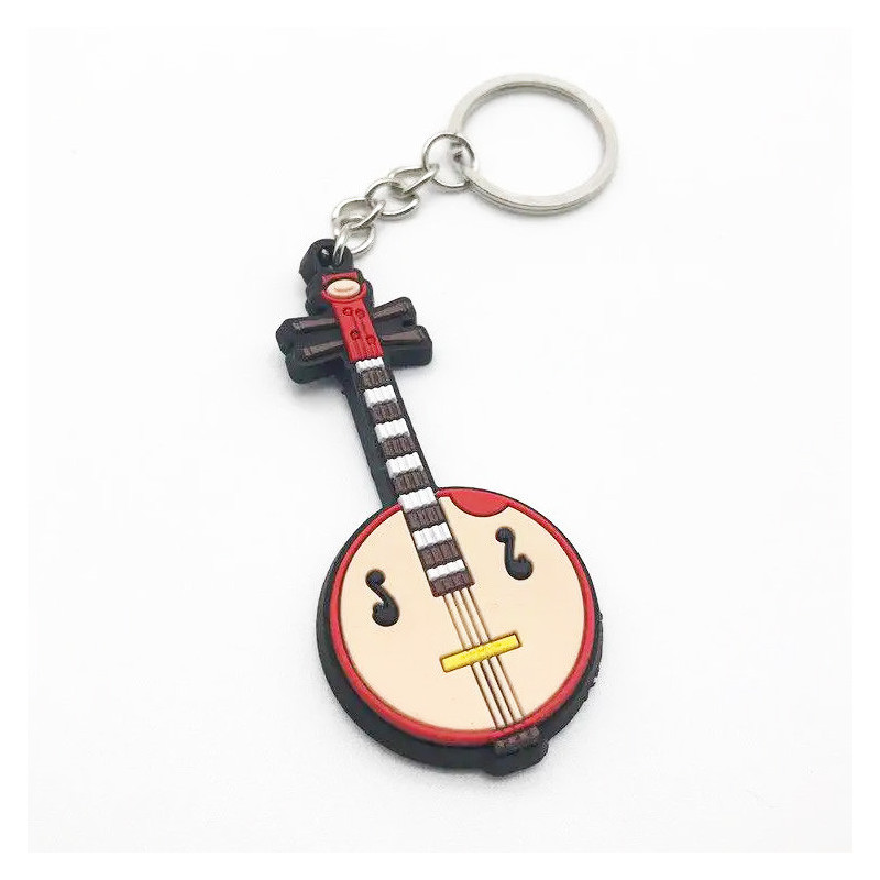 Porte-clés en forme de banjo
